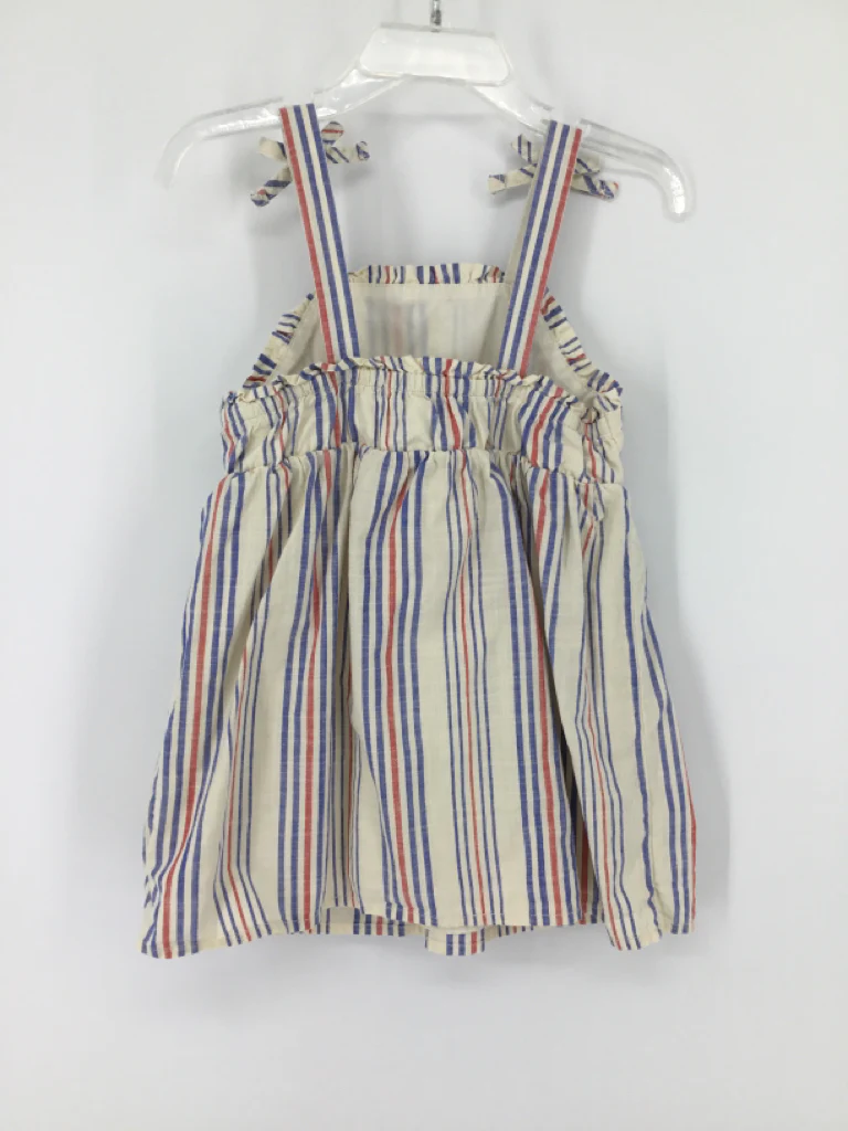 Cat & Jack Child Size 2 Cream Stars & Stripes Dress - Image 2