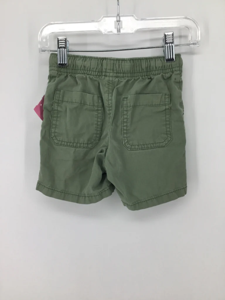 Cat & Jack Child Size 2 Green Solid Shorts - boys - Image 2