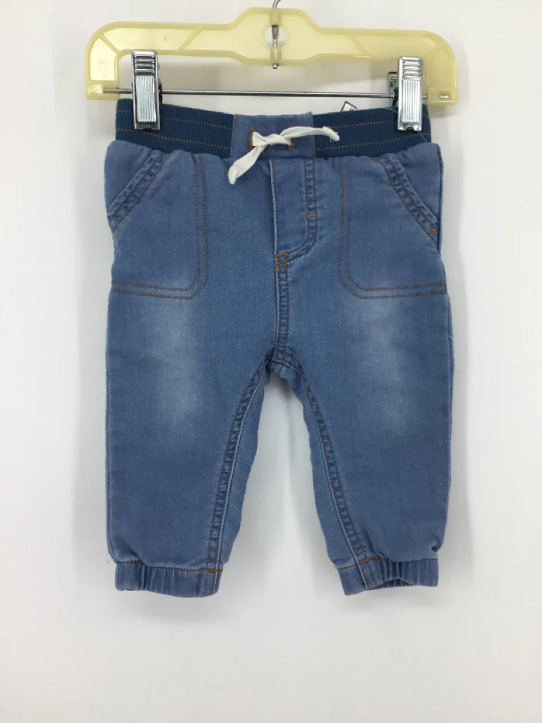 Cat & Jack Child Size 3-6 Months Blue Solid Pants - boys