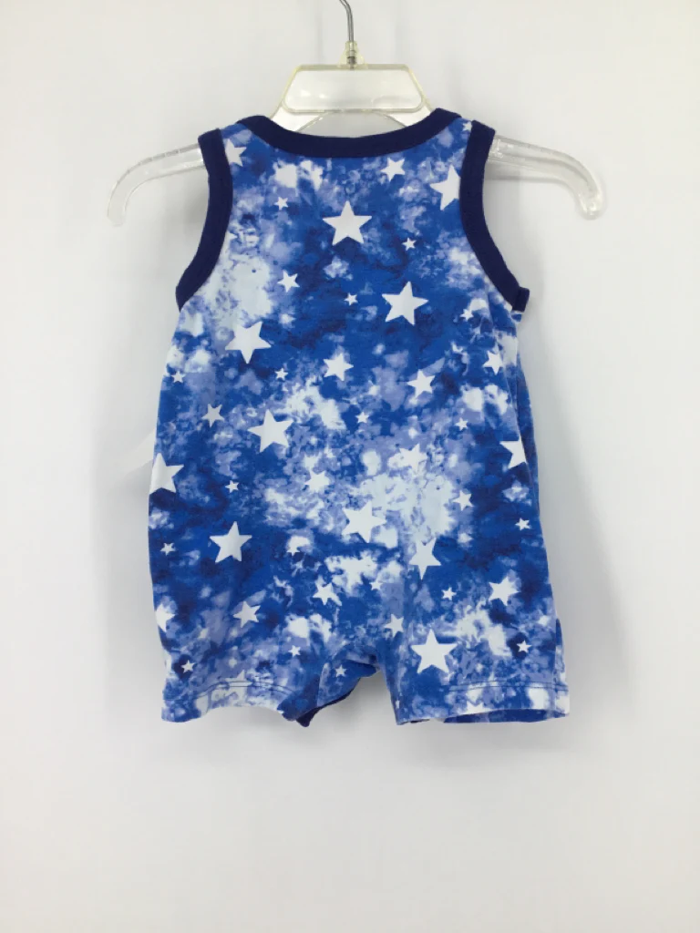 Cat & Jack Child Size 3-6 Months Blue Stars & Stripes Outfit - Image 2