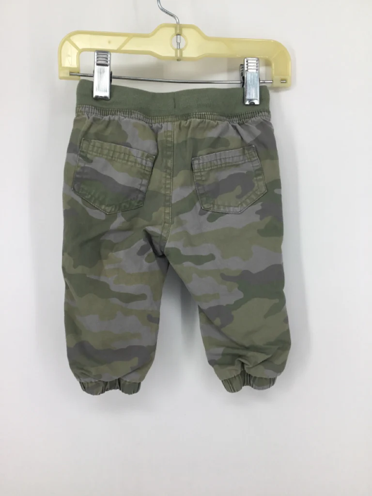 Cat & Jack Child Size 3-6 Months Green Camoflage Pants - boys - Image 2
