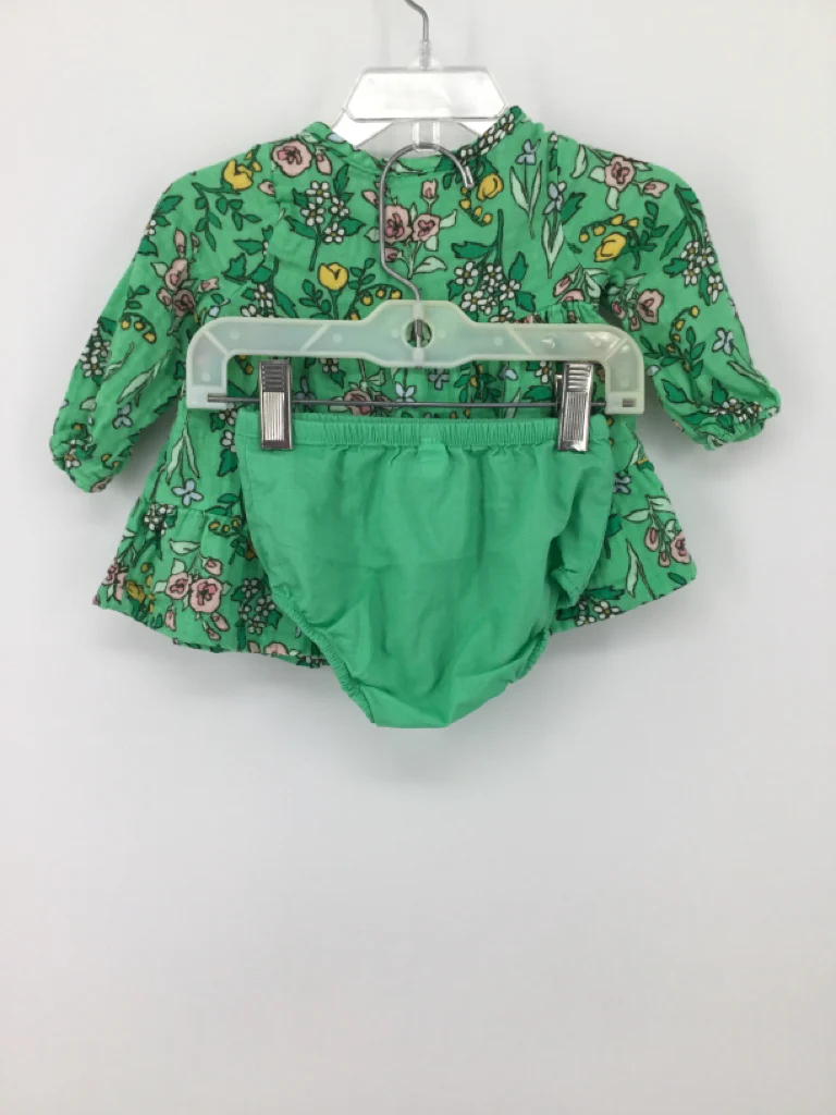 Cat & Jack Child Size 3-6 Months Green Dress - girls - Image 2