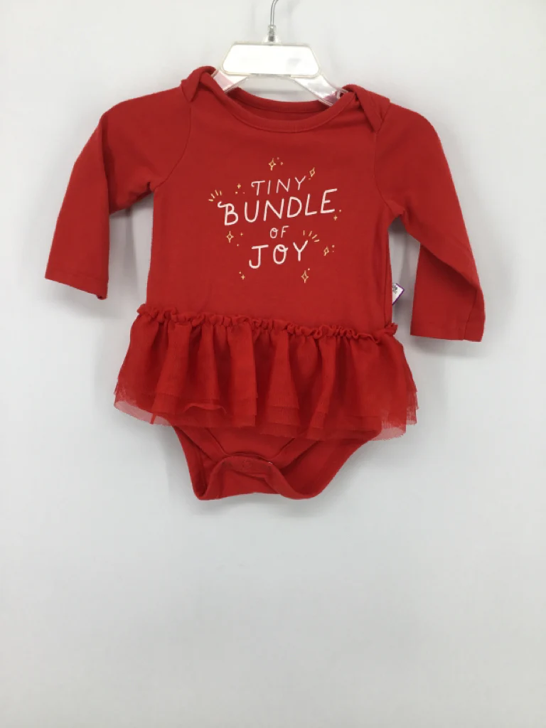 Cat & Jack Child Size 3-6 Months Red Outfit - girls