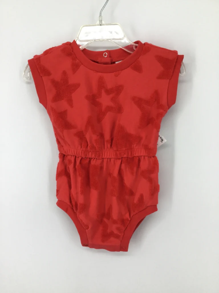 Cat & Jack Child Size 3-6 Months Red Stars & Stripes Outfit
