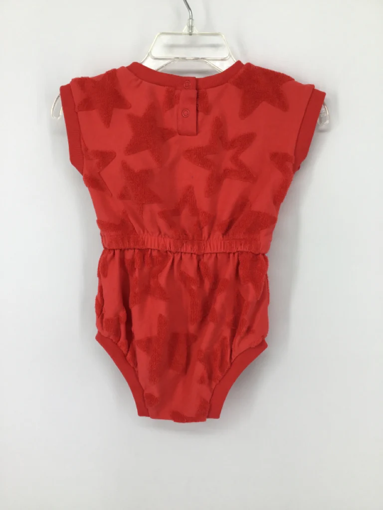 Cat & Jack Child Size 3-6 Months Red Stars & Stripes Outfit - Image 2
