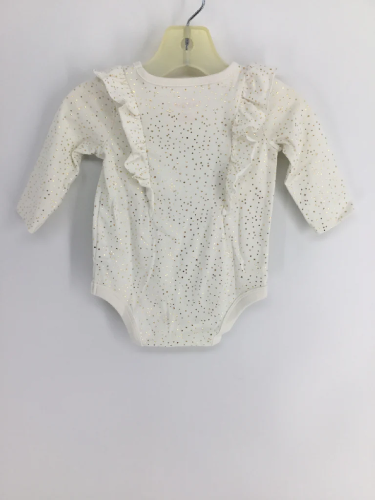 Cat & Jack Child Size 3-6 Months White Onesie - Image 2