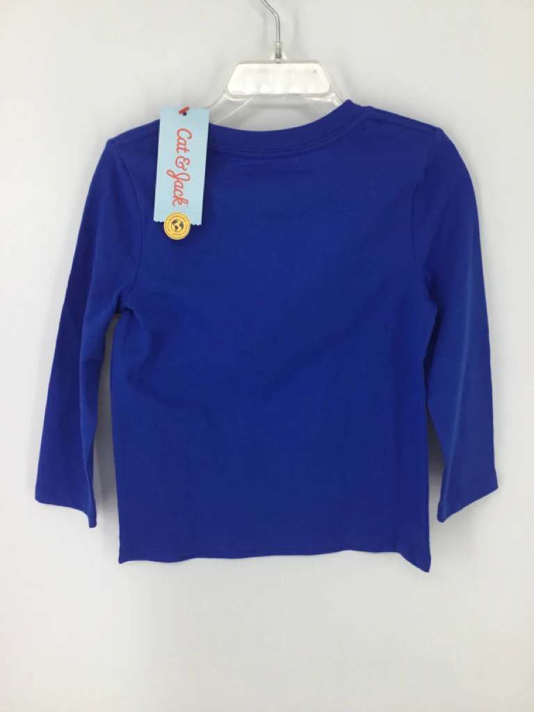 Cat & Jack Child Size 3 Blue Hanukkah T-Shirt - Image 3