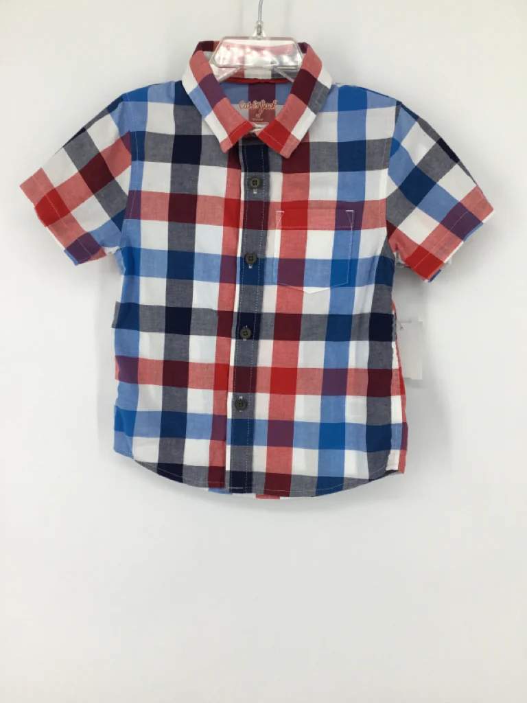 Cat & Jack Child Size 3 Multi-Color Stars & Stripes Shirt