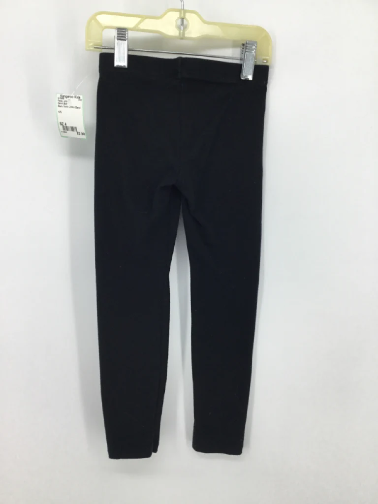Cat & Jack Child Size 4 Black Pants - girls - Image 2