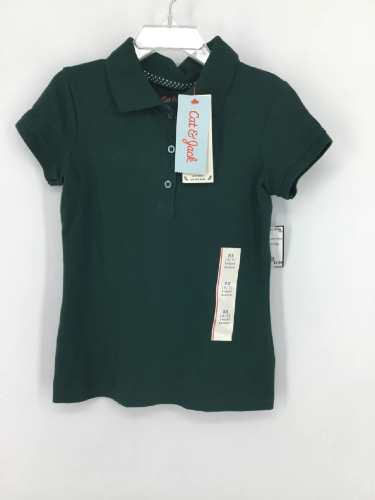 Cat & Jack Child Size 4 Green Shirt - girls