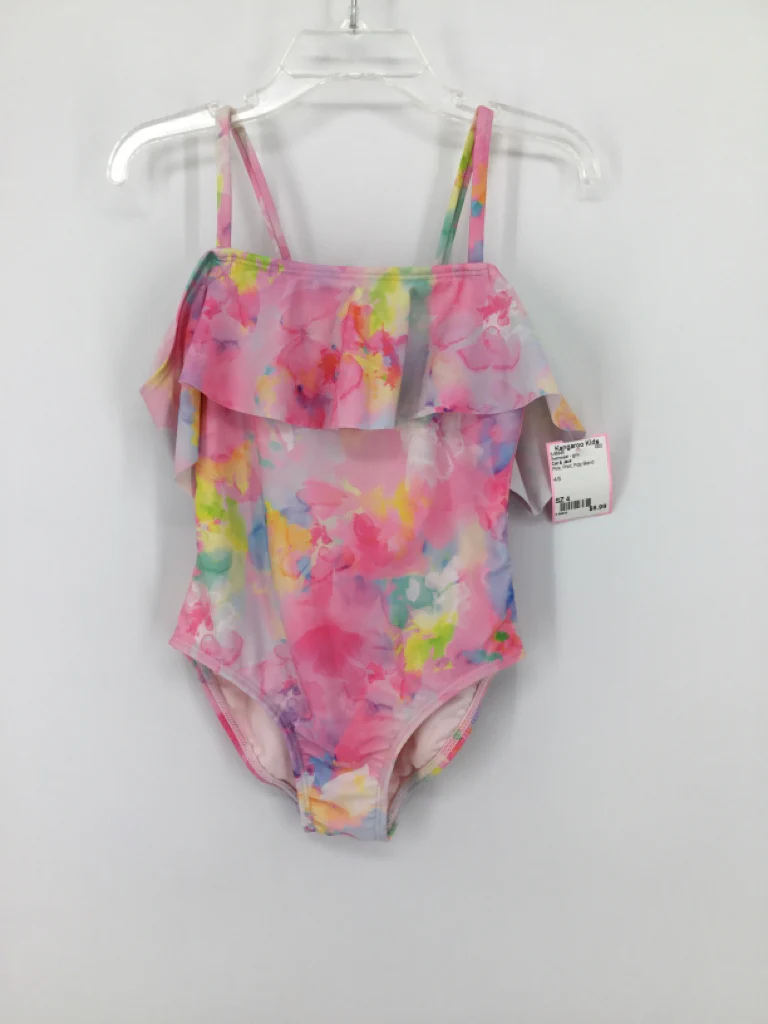 Cat & Jack Child Size 4 Pink Swimwear - girls