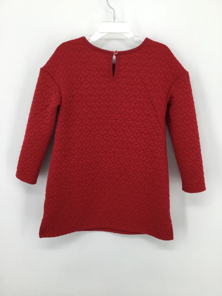 Cat & Jack Child Size 4 Red Valentine's Day Dress - Image 2