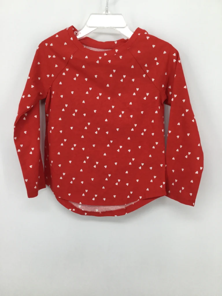 Cat & Jack Child Size 4 Red Valentine's Day T-Shirt