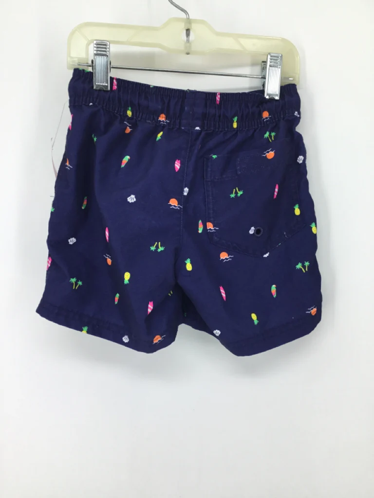 Cat & Jack Child Size 5 Blue Print Swimwear - boys - Image 2