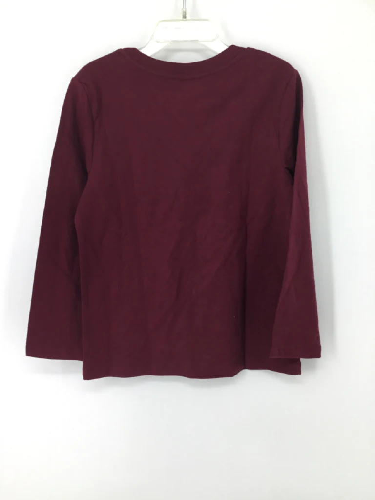 Cat & Jack Child Size 5 Burgundy Thanksgiving T-Shirt - Image 3