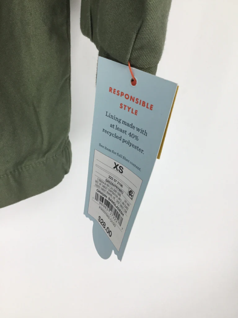 Cat & Jack Child Size 5 Green Jacket - girls - Image 2
