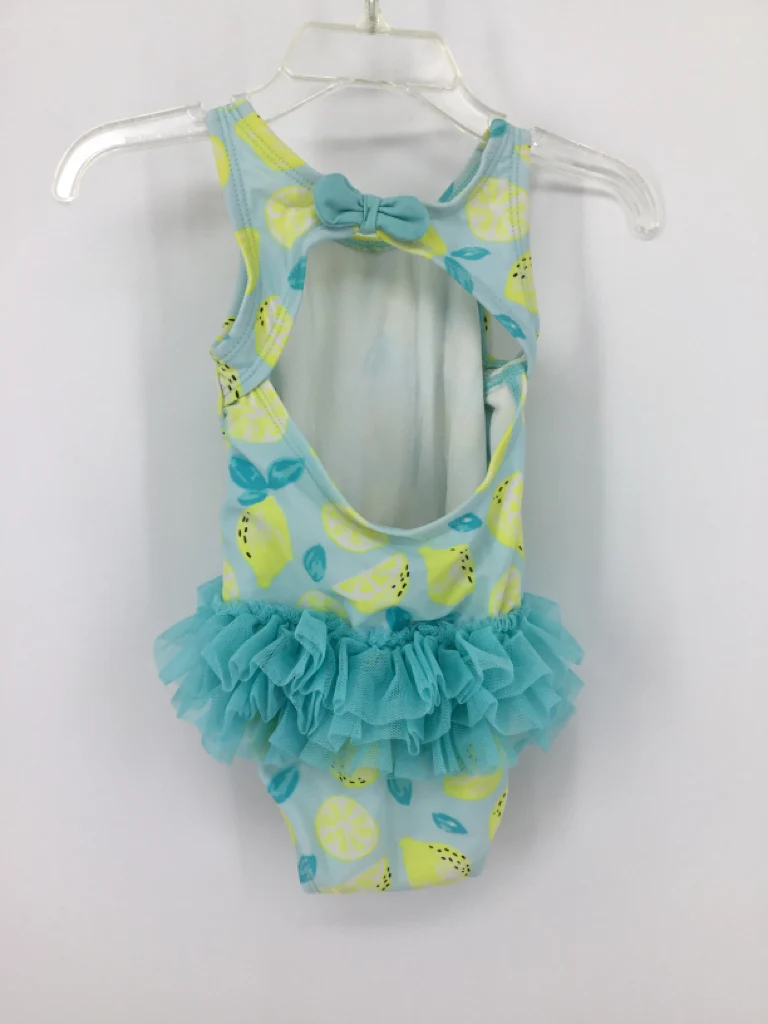 Cat & Jack Child Size 6-9 Months Blue Swimwear - girls - Image 2