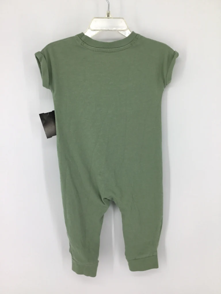 Cat & Jack Child Size 6-9 Months Green screen printed Outfit - boys - Image 2