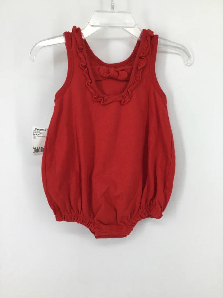 Cat & Jack Child Size 6-9 Months Red Stars & Stripes Outfit - Image 2