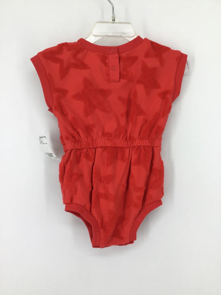 Cat & Jack Child Size 6-9 Months Red Stars & Stripes Outfit - Image 2