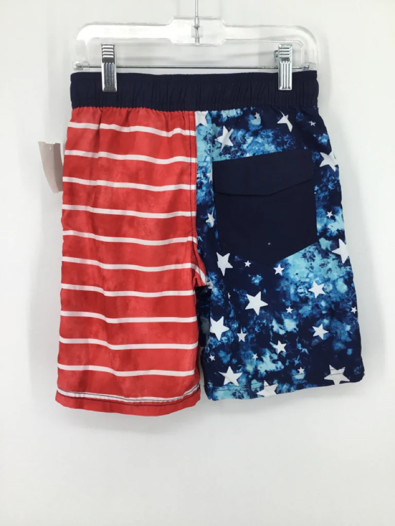 Cat & Jack Child Size 6 Blue Stars & Stripes Swimwear - Image 2