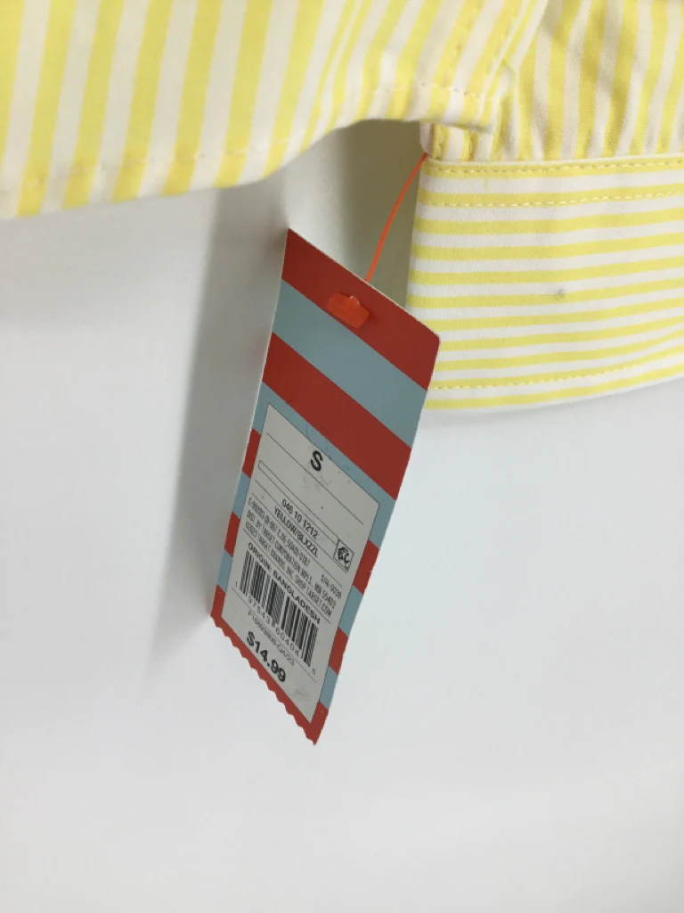 Cat & Jack Child Size 6 Yellow Stripe Shirt - boys - Image 2