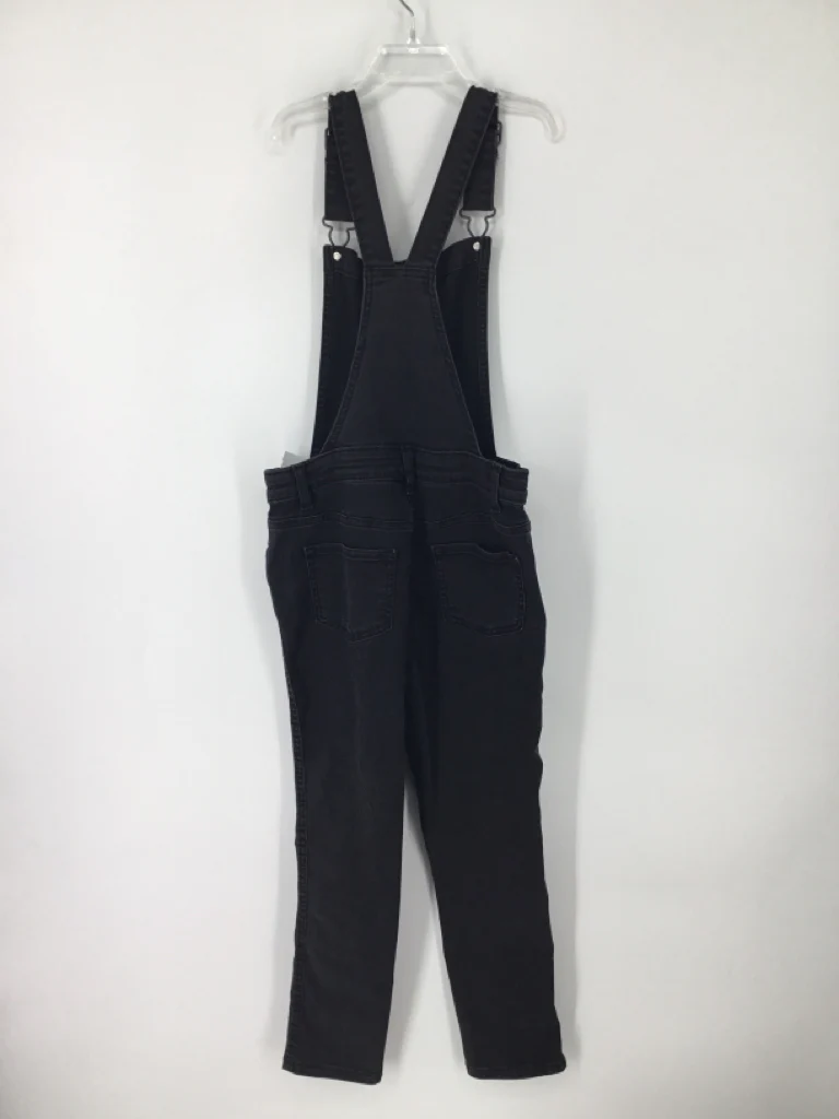 Cat & Jack Child Size 7 Black Overalls - girls - Image 2