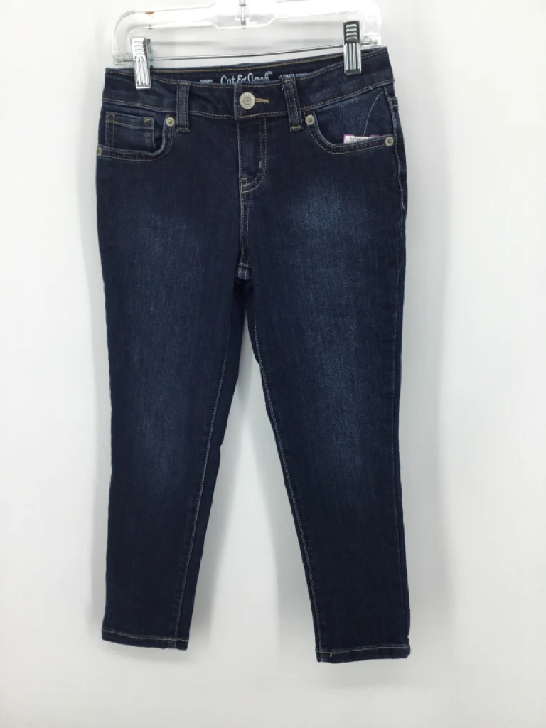 Cat & Jack Child Size 7 Blue Jeans - girls