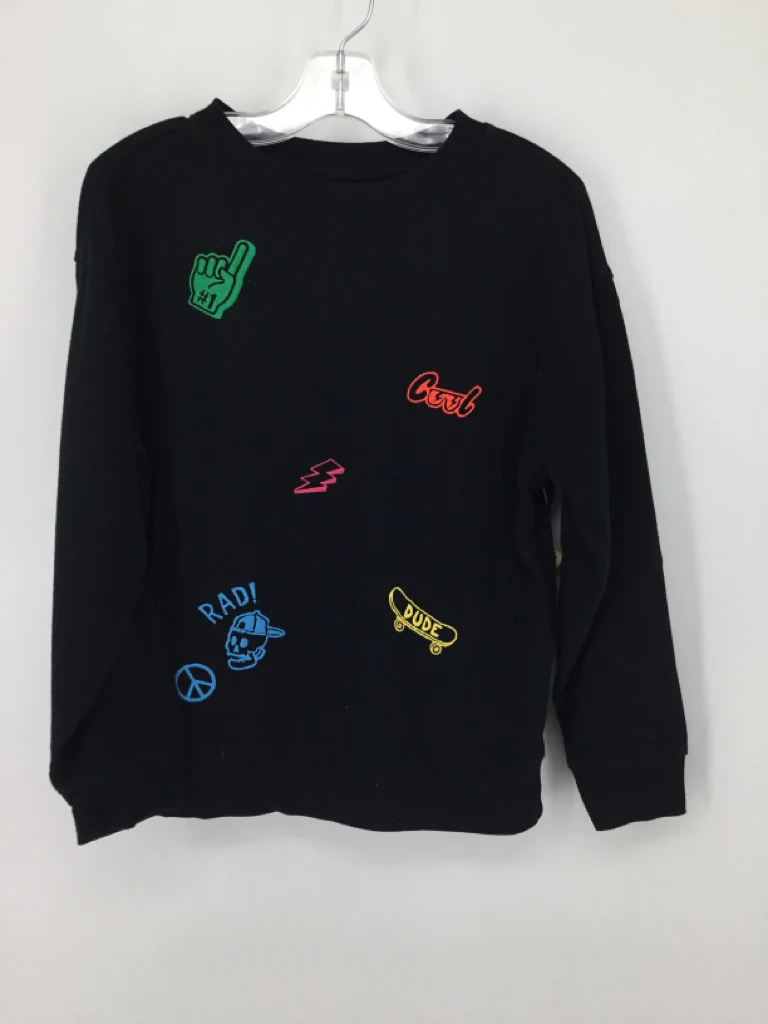 Cat & Jack Child Size 8 Black Embroidered Shirt - boys