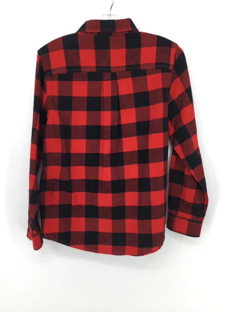 Cat & Jack Child Size 8 Red Christmas Shirt - boys - Image 2