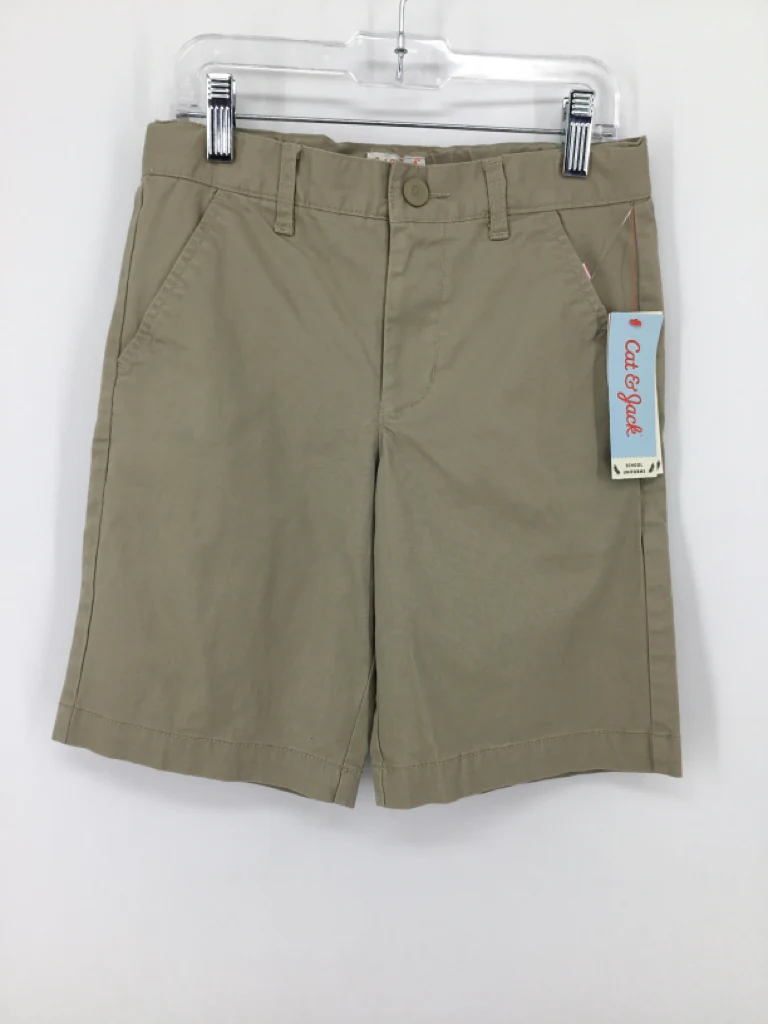 Cat & Jack Child Size 8 Tan Solid Shorts - boys