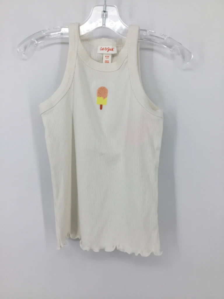 Cat & Jack Child Size 8 White Tank top - girls