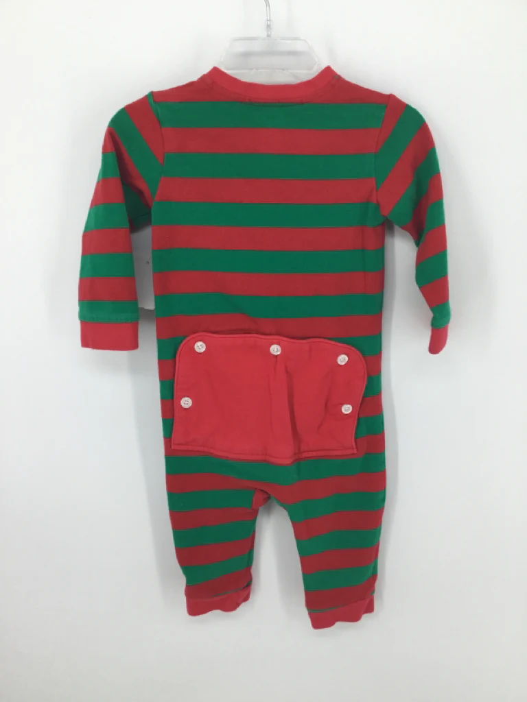 Cecil and Lou Child Size 12 Months Red Christmas Pajamas - Image 2