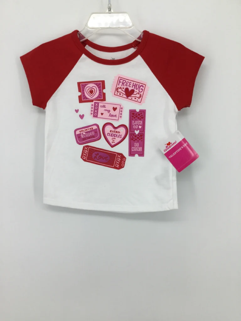 Celebrate! Child Size 18 Months Red Valentine's Day T-Shirt