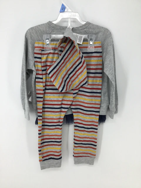 Celebrate! Child Size 24 Months Gray Thanksgiving Outfit - Image 3
