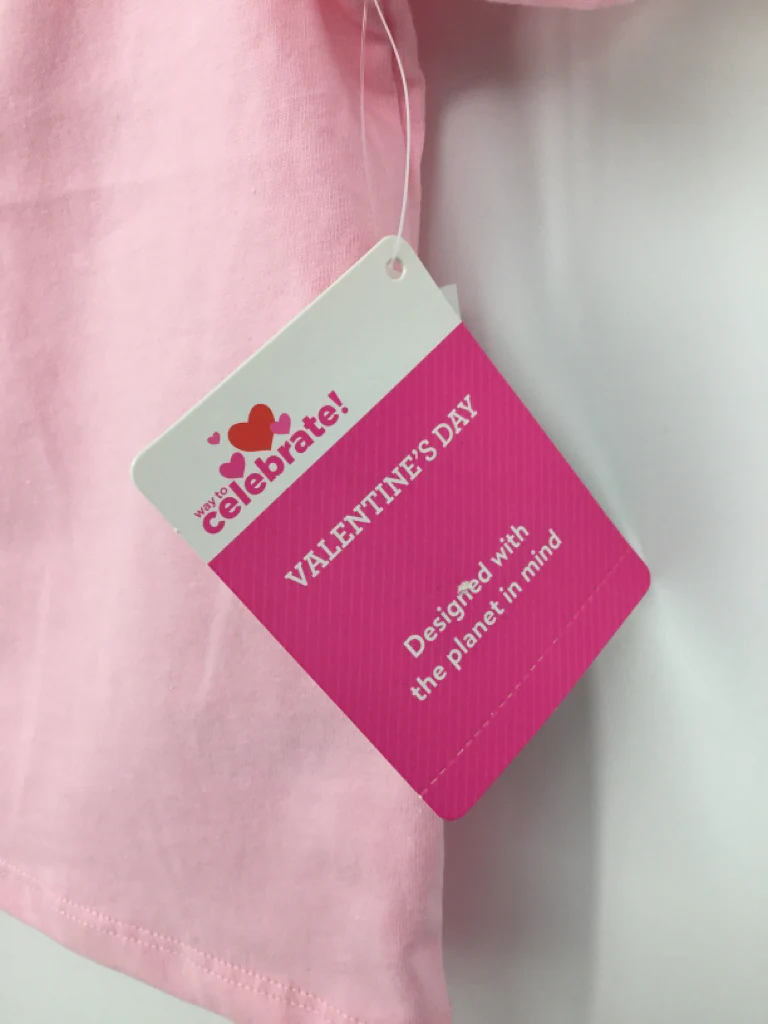 Celebrate! Child Size 3 Pink Valentine's Day T-Shirt - Image 3