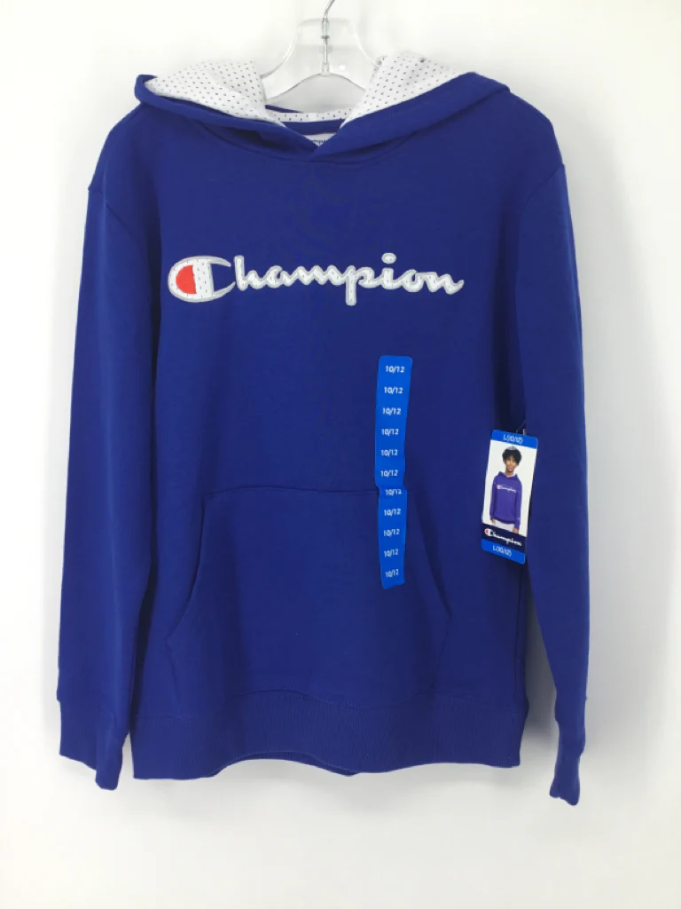 Champion Child Size 10 Blue Embroidered Sweatshirt - boys