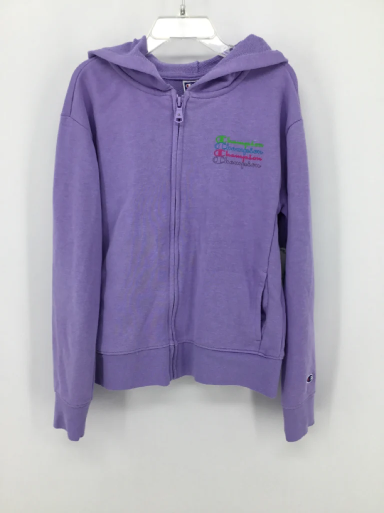 Champion Child Size 7 Purple Hoodie - girls
