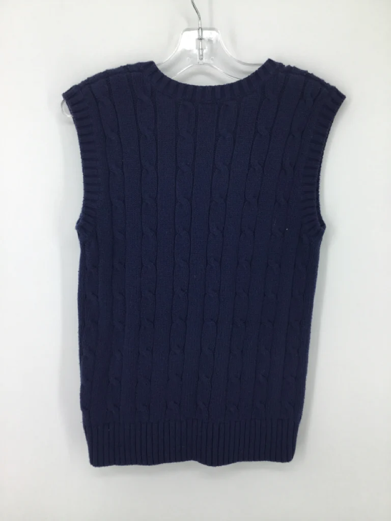 Chaps Child Size 8 Navy Solid T-shirt - boys - Image 2