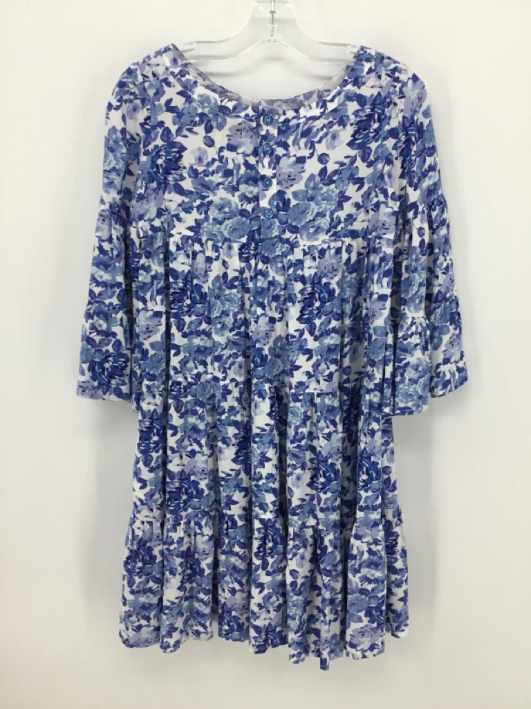 Chasing Fireflies Child Size 8 Blue Dress - girls - Image 2