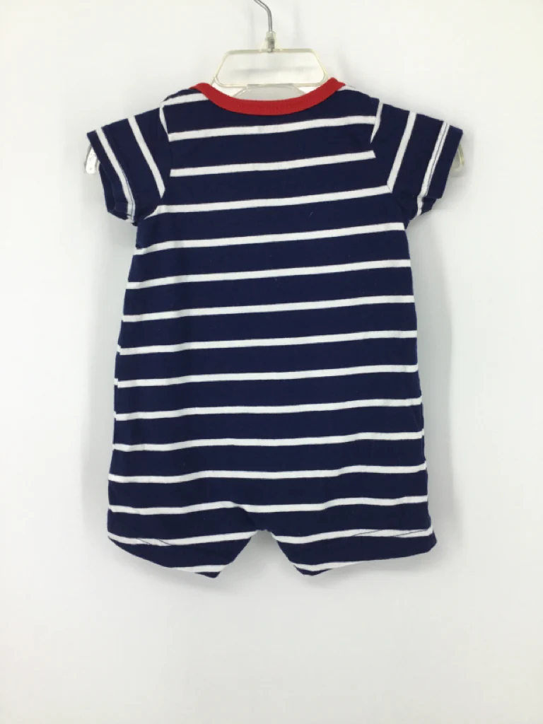 Child of Mine Child Size 0-3 Months Navy Stars & Stripes Outfit - Image 2