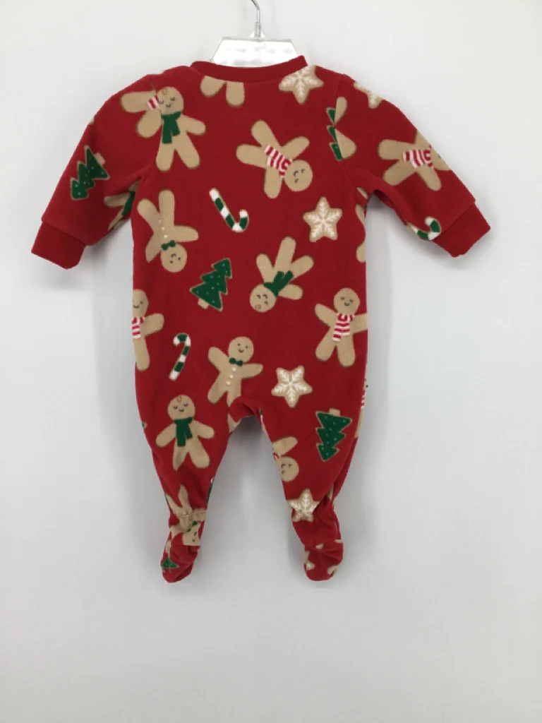 Child of Mine Child Size 0-3 Months Red Christmas Sleeper - Image 2