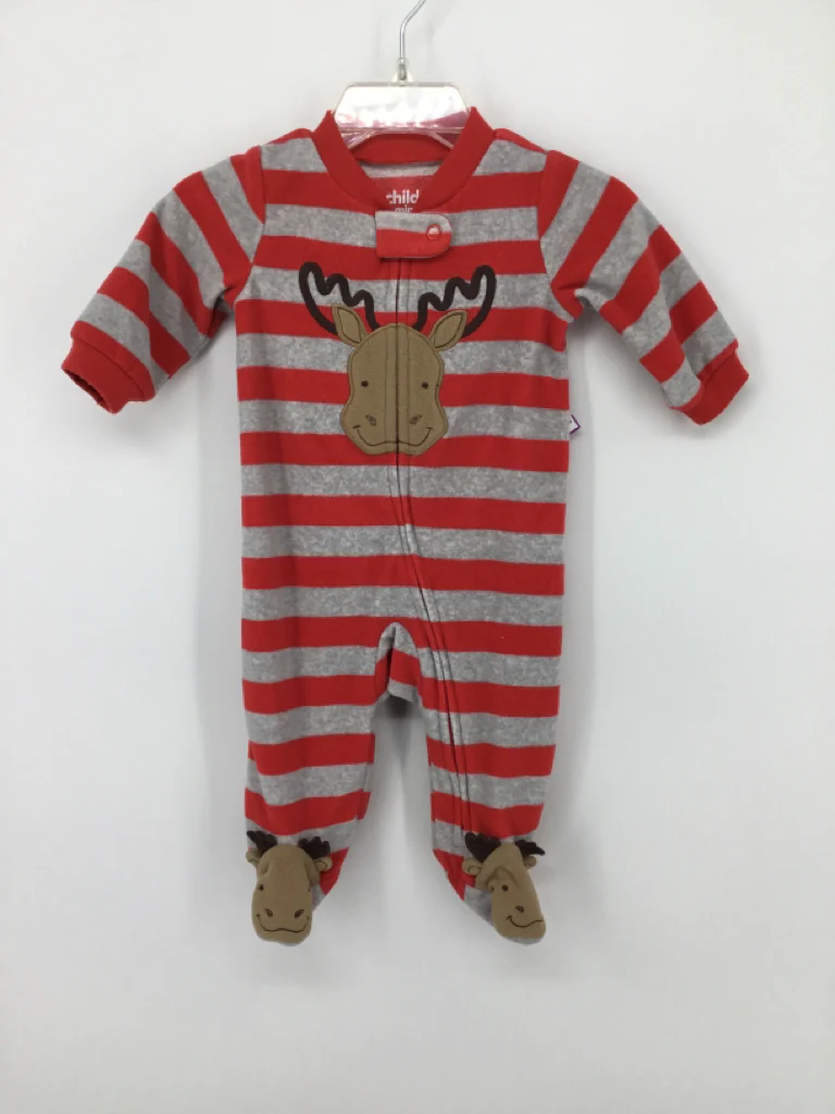 Child of Mine Child Size 0-3 Months Red Sleepers
