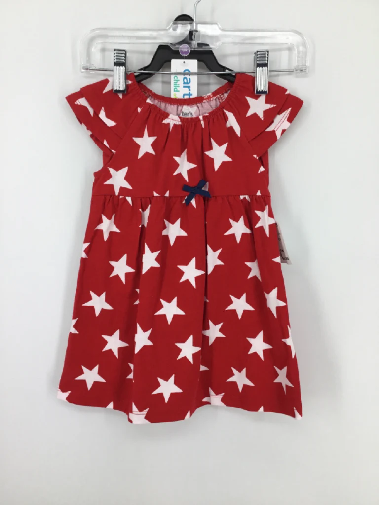 Child of Mine Child Size 12 Months Red Stars & Stripes Dress