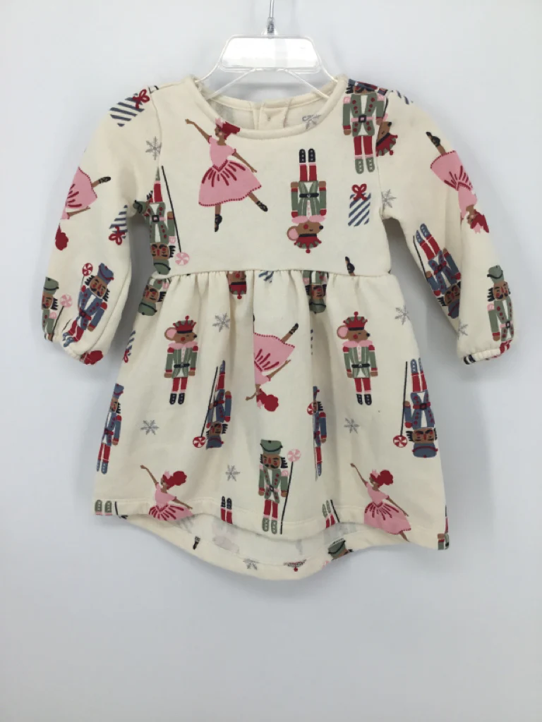 Child of Mine Child Size 12 Months White Christmas Dress