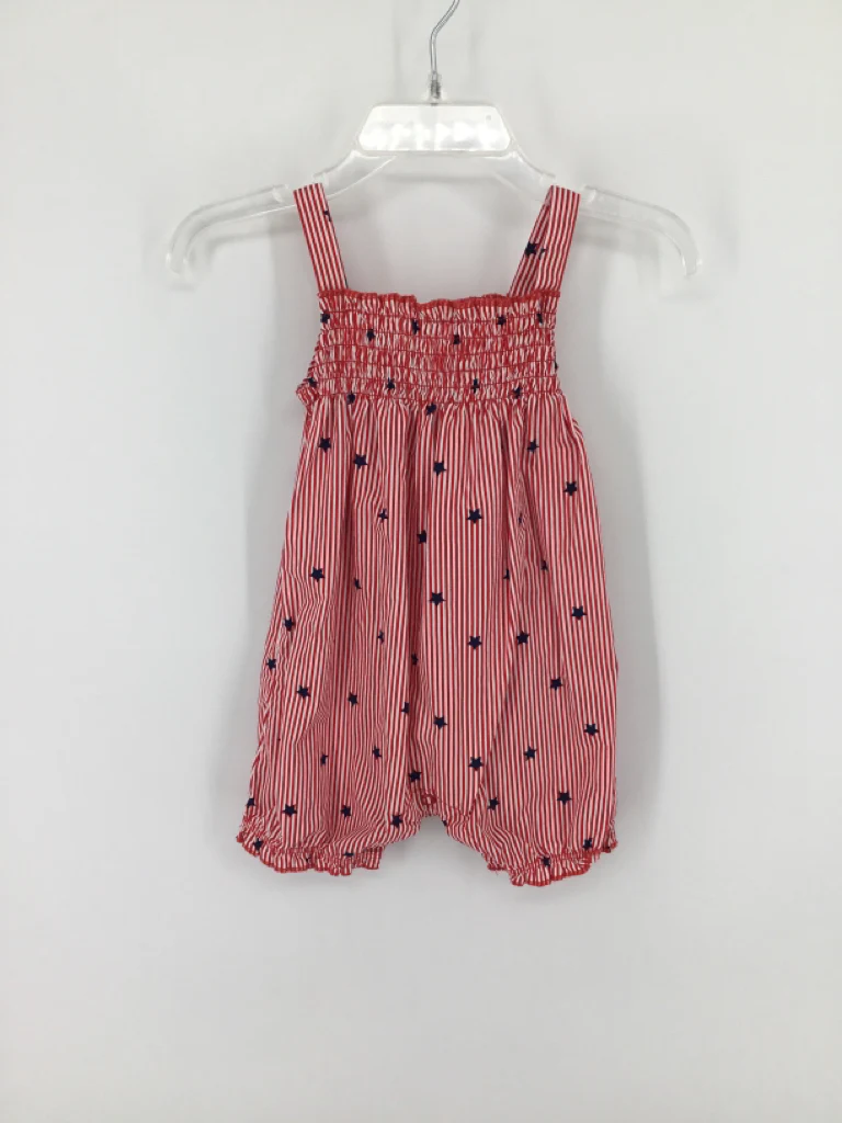Child of Mine Child Size 3-6 Months Red Stars & Stripes Outfit