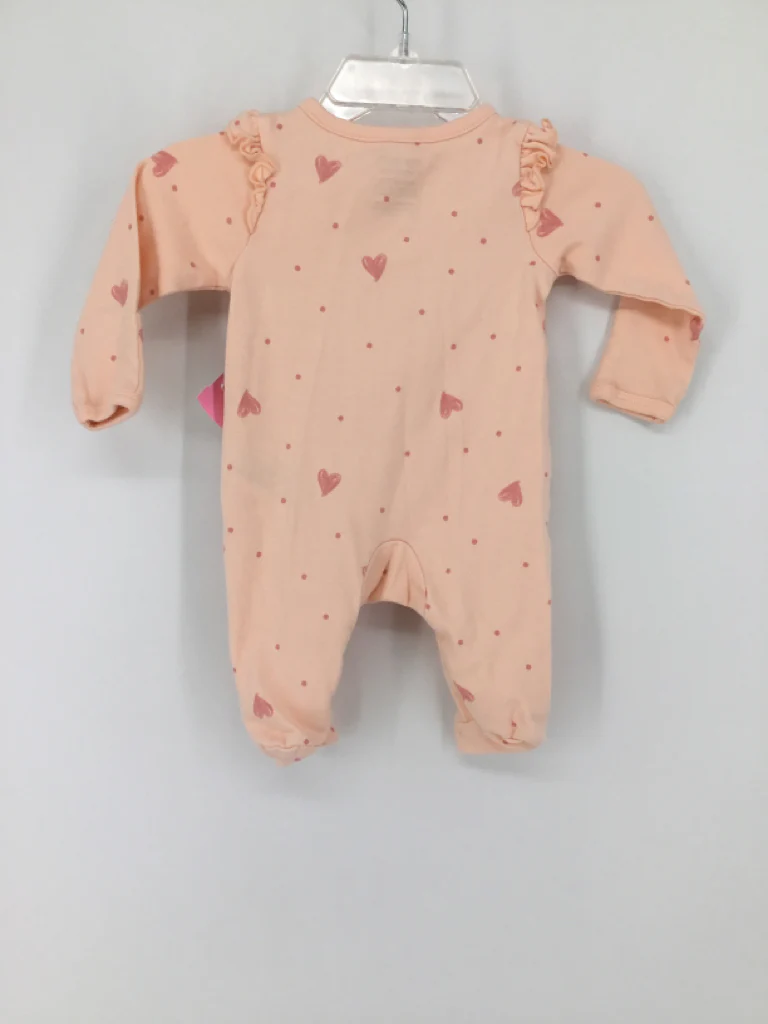Child of Mine Child Size Newborn Peach Sleepers - Image 2
