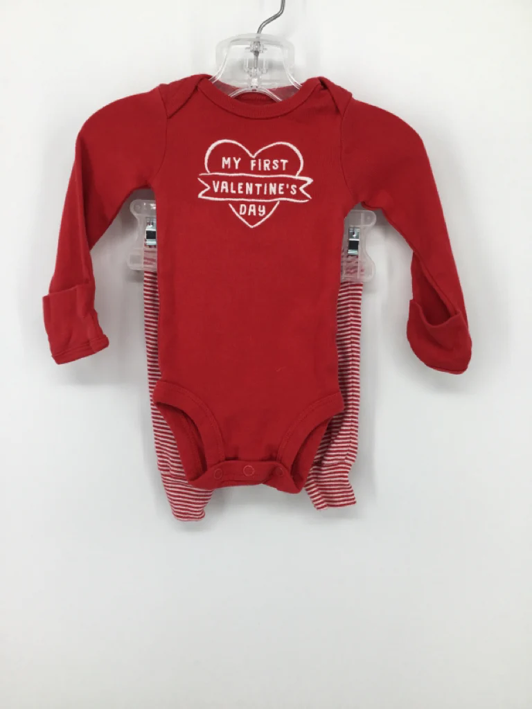 Child of Mine Child Size Newborn Red Valentine's Day Outfit