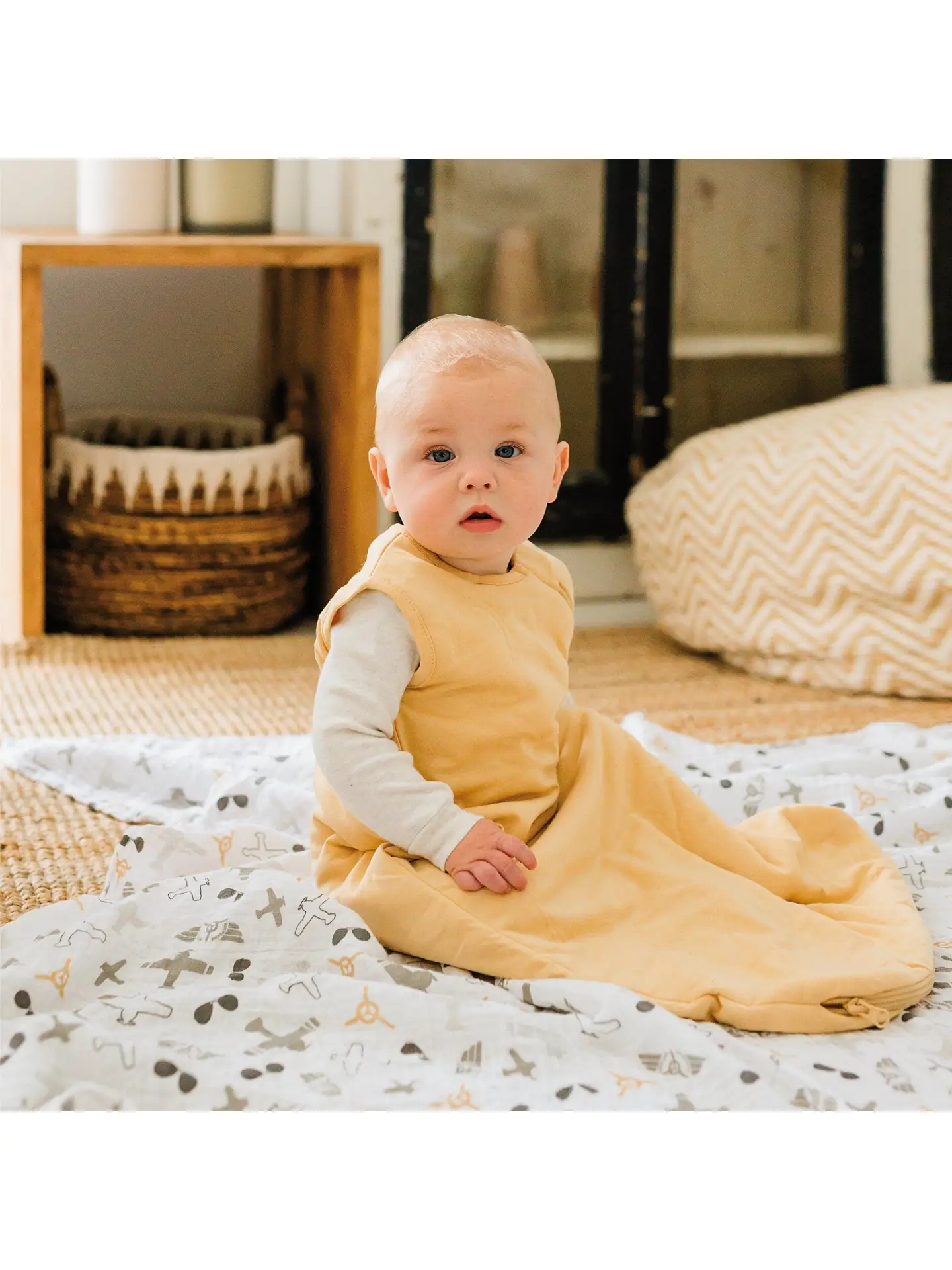 Perlimpinpin - Bamboo Sleep Bag (Curry) - Image 4