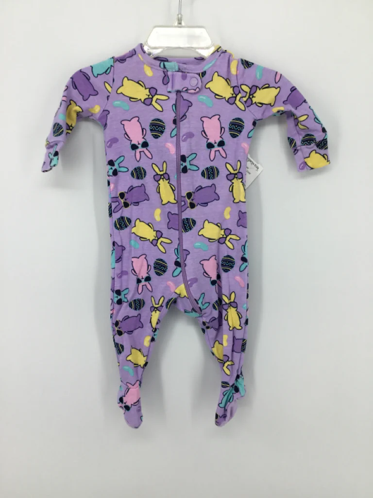 Childrens Place Child Size 0-3 Months Purple Easter Sleeper